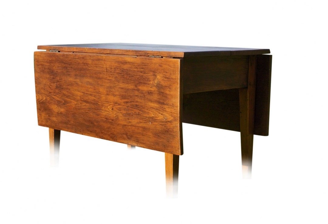 New England Drop-Leaf Farm Table, c.1820's