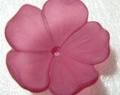 FINAL CLEARANCE Lucite Flower Mauve bead destash