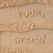 Personalized Flip Flops. Personalize With Your Sand Imprint Design. No Minimum Order Quantity.