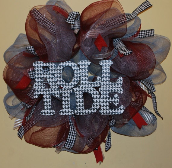 Alabama Deco Mesh Wreath