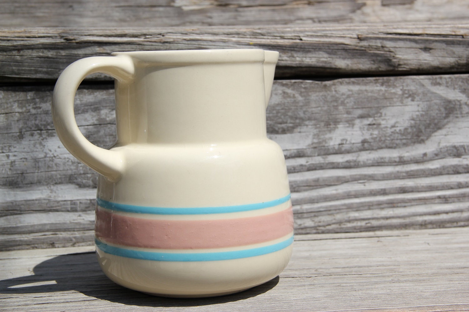 Vintage McCoy Stonecraft Pottery Pitcher