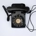 Vintage Rotary Dial Phone, Black Rotary Desk Phone, Vintage Mid century Phone, Retro Phone, Back To School, Black