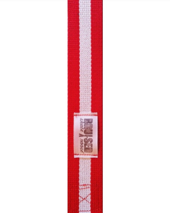 Red & White stripe noose - Roller Derby Skate Accessory