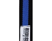 Black and Blue Stripe noose - Roller Derby Skate Accessory