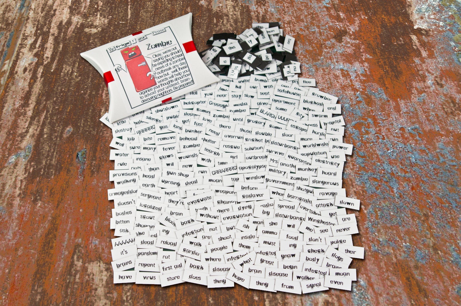 Zombie Magnetic Word Set