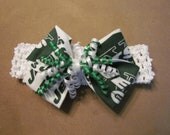 NFL New York Jets Headband Hair Bow Baby Girl