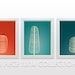 Mid Century Trees Artwork Set of 3 11x14 Art Print - modern wall art decor forest branches nature