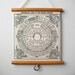 Mini Printed Fabric Vintage Style School Chart with Wood Trim - Language Chart (9"x9")
