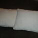 White Crewel Pillow Bundle -- 2 pillows