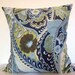 2 Pillow Covers 18x18 inch-Free US Shipping - Richloom Giverny in Opal