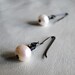 Grade A, freshwater pearl, earrings, 8mm, dangle, bridal, bridesmaid - PachamamaLove