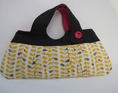 Yellow fern, lady bug, Lindsey IthinkSew bag