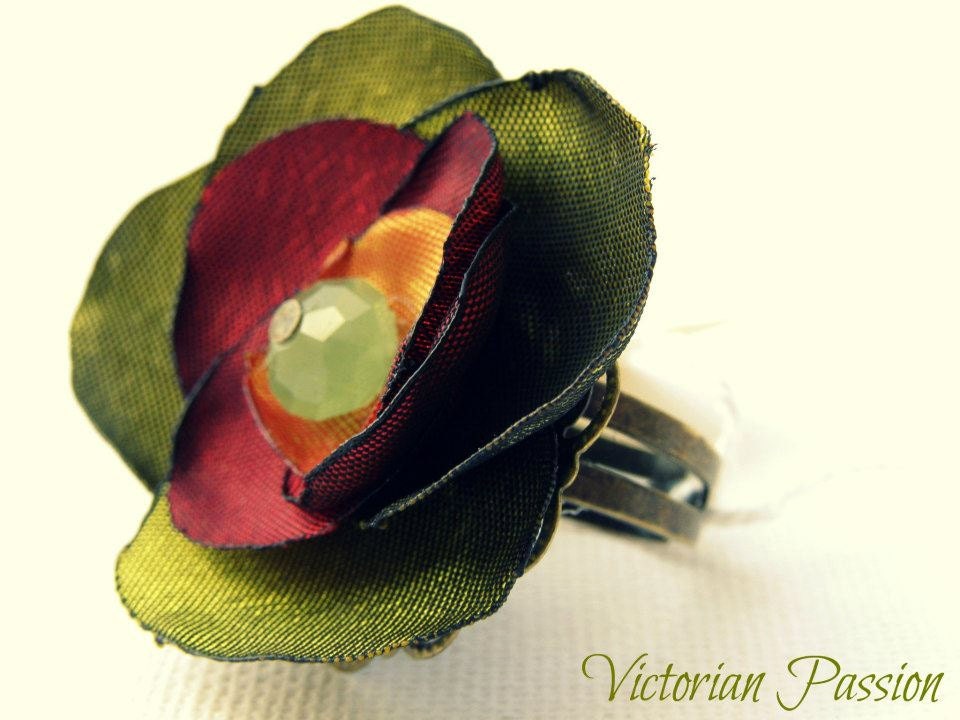 Colorful Fabric Ring