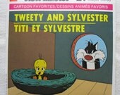 View-Master Reels Tweety and Sylvester Titi Et Sylvestre Bilingual English French Original Package from 1978 GAF ViewMaster Reels J28-C