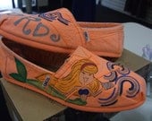 Custom painted TOMS Shoes