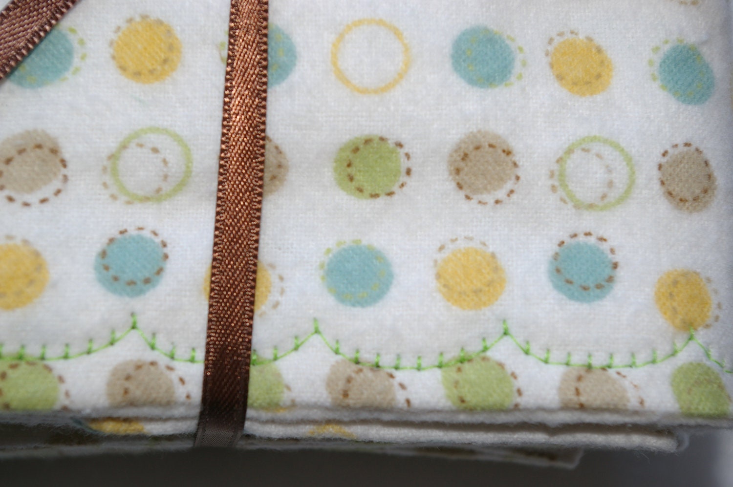 burp cloths unisex print (set of three)
