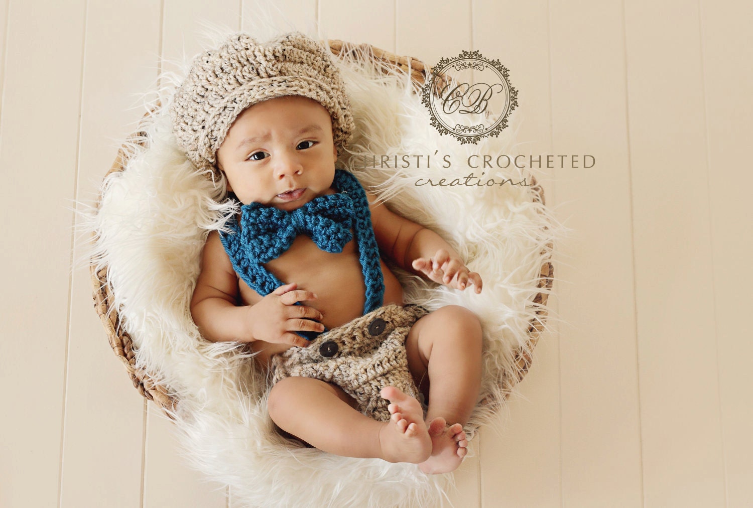 ORIGINAL- Little Man Outfit- Little Man Suit- Baby Boy Outfit- Designer Outfit- Vintage Baby- Diaper Covers- Bow Tie- Suspenders- Newborn