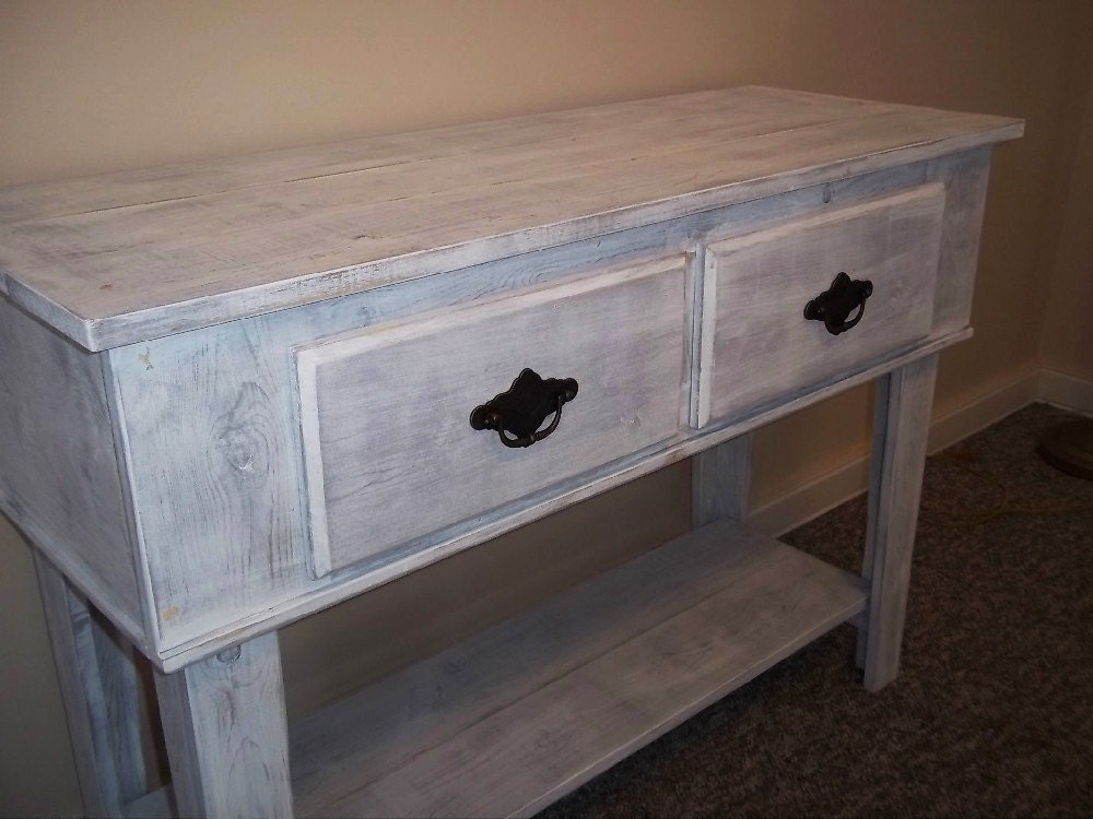 Table Shabby Rustic,Furniture, Foyer Table, Side Table, Entertainment, Sofa Table, Display Table,Furniture Storage Table