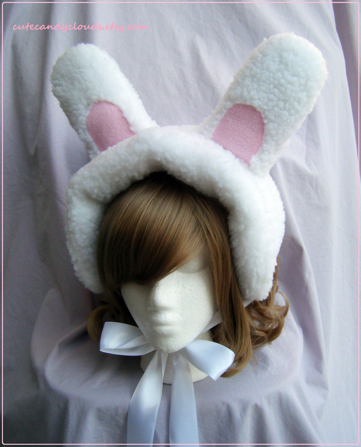 SPRING CLEANING SALE Cute super plush cozy Bunny Bonnet