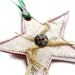 Christmas Gift Tags, Fabric Gift Tags, Rustic Ornaments