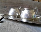 Vintage Cream and Sugar Set