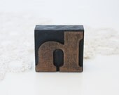 Letterpress Lower Case H