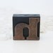 Letterpress Lower Case H