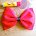 Red Jumbo Hair Bow