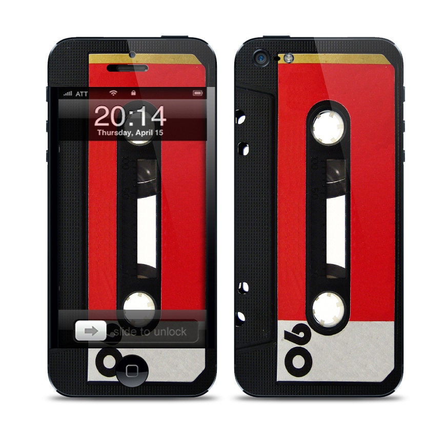 Apple iPhone 5 Cover Skin - Cassette