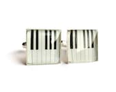 Piano Cufflink, Music Cuff link, wedding cufflink, groom, groomsmen