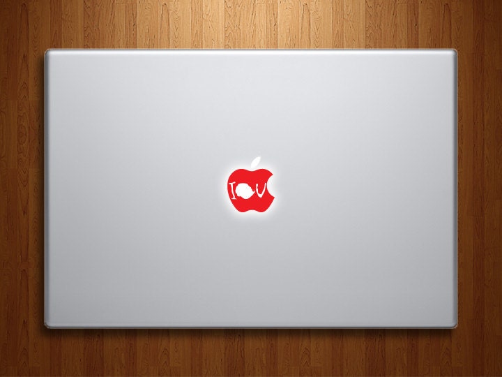 I O U Macbook Decal