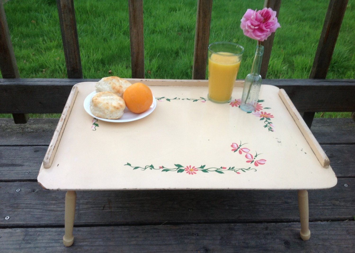 Vintage Bed Tray, Breakfast in Bed