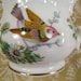 Lenwile China Sugar Bowl- Ardalt Japan Handpainted China- Birds and Flowers- Vintage Sugar Bowl- no lid