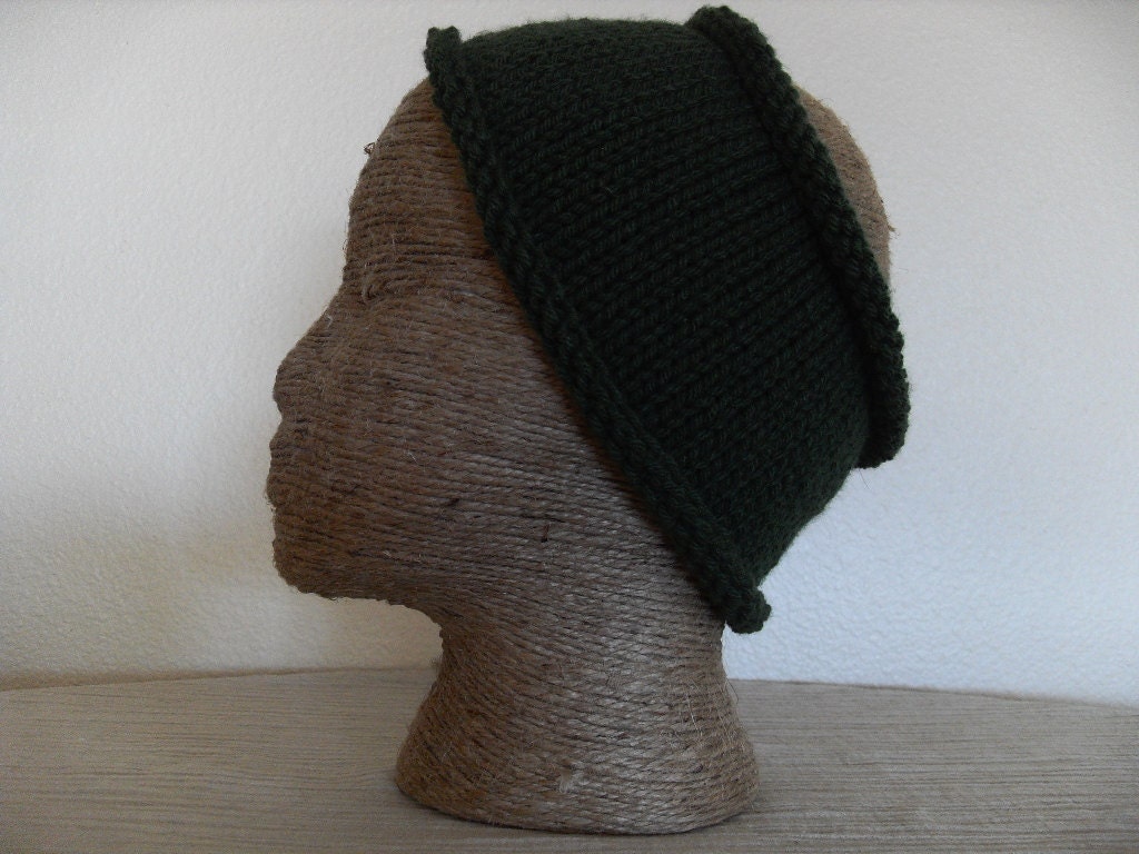 Dread Wrap - Head Wrap - Ear Muff - Warmer Cozy - Warm Winter Accessory - Green Headband - Short Length -  Vegan Acrylic