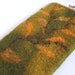 Cell phone case or glass case, OOAK, cover with an autumn green and orange colors for iPhone 5, iPhone 4, iPhone 3 or Samsung G