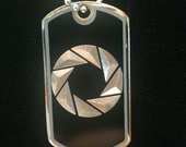 Portal Aperture Labs Symbol Dog Tag Necklace