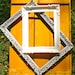Picture Frame Pittsburgh Statuary White Plastic Vintage Frame