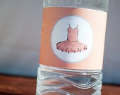 Ballet Party Printable Water Bottle Label. ballerina party water bottle labels. INSTANT DOWNLOAD