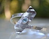 Sterling Bracelet with Blue Topaz