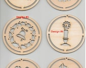 Christmas Holiday Wooden Ornaments