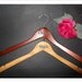 Wedding Hanger, Deluxe Two line hanger, Custom Bridal Hanger, Brides Hanger, Bride, Name Hanger,  Personalized Bridal Gift