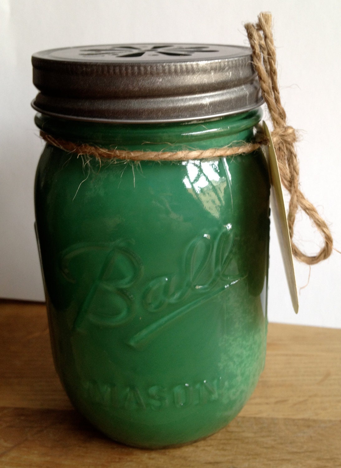Basil and Herb Soy Candle 16oz Ball Jar