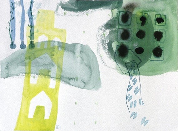 One day or another (original watercolor)