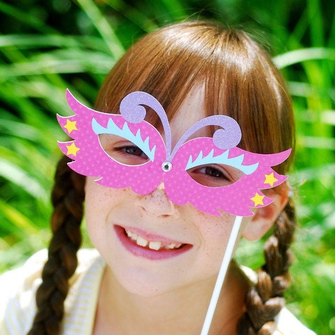 Enchanted Party Mask Photo Props - set of 2 Il_170x135