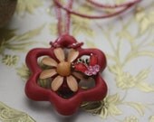 Necklace Industrial Garden Pendant