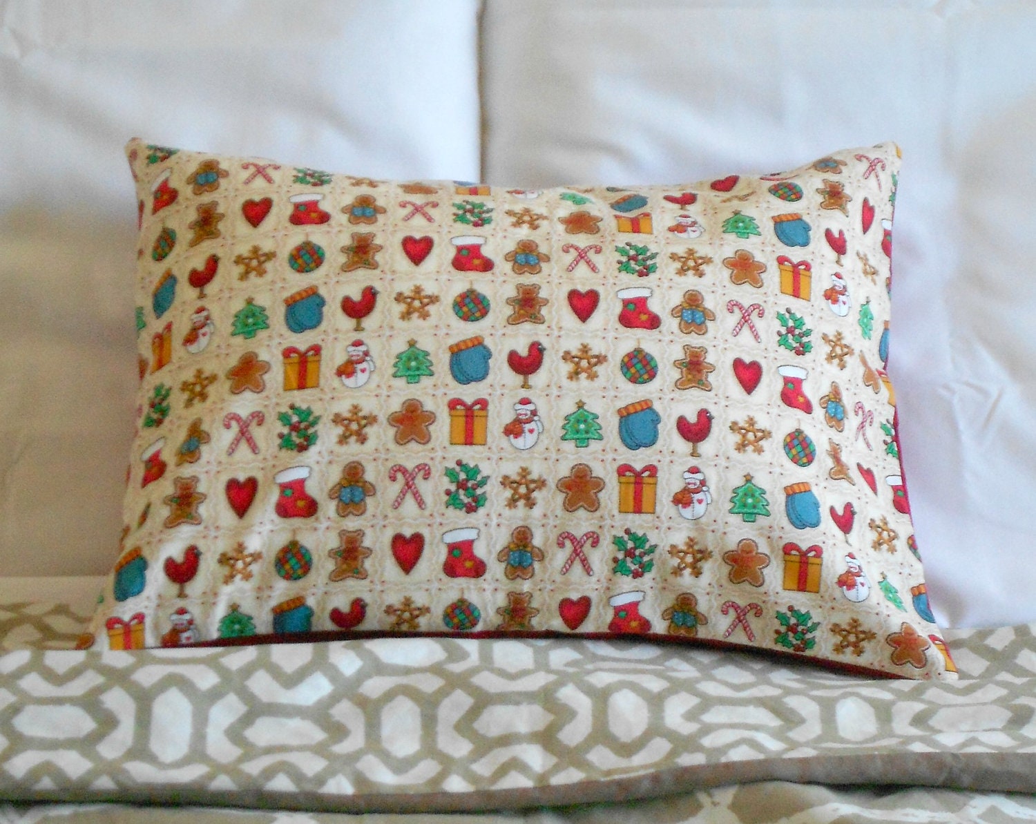 Christmas Pillow Cover Holiday Decoration 12 X 16