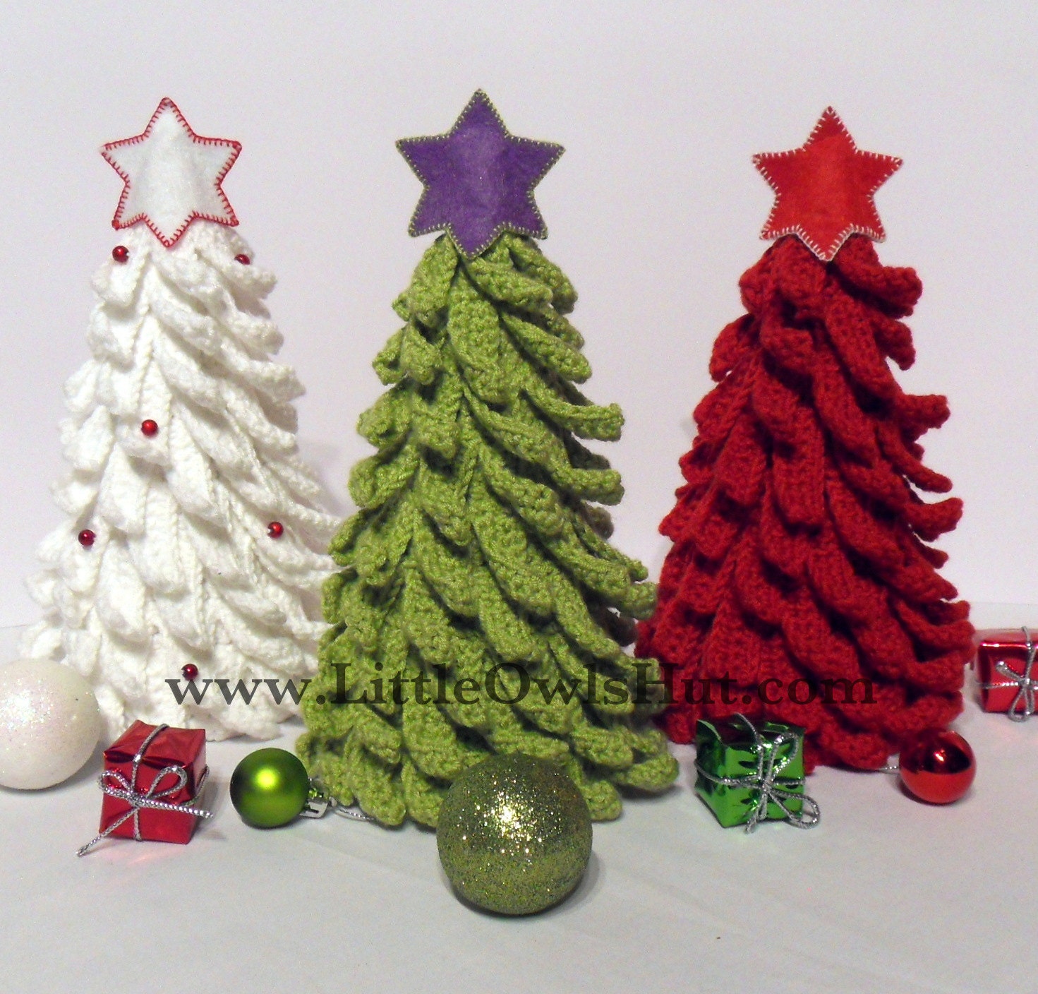 Crochet Christmas Tree Pattern Decoration Ornament. Amigurumi. New Year pattern. Home Decoration. (Instant Download)