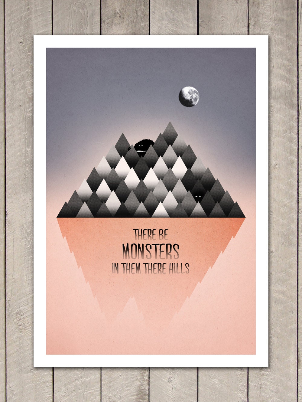 There Be Monsters A3 Poster