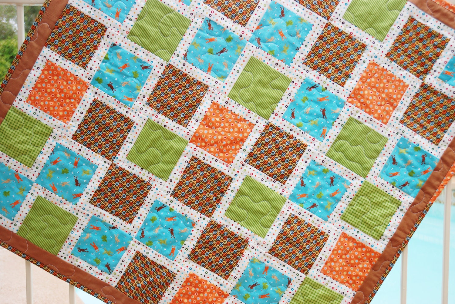 boys patchwork quilt
