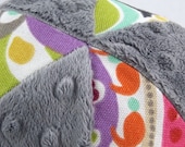 Gray Paisley Rattle Ball - Soft Baby Ball Toy - Parent Friendly Rattle - Eco Friendly